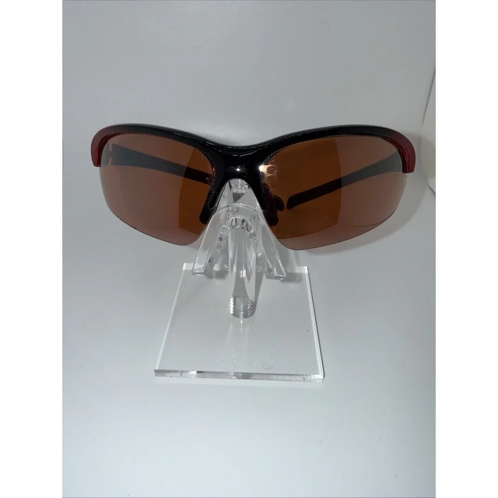 Maxx HD Sunglasses Domain HDP - Black/ Red -fishing, golf -polarized brown lens